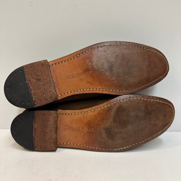 EXCELLENT Rancourt & Co x Cole Haan Snuff Suede Tassel Loafer Made in USA 10.5 C